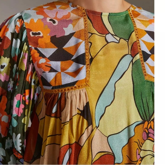 Anthropologie BI-nk Miranda Peasant
Blouse COLOR- Multi - Picture 4 of 7